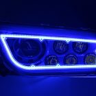 Is it illegal to have blue headlights on your car?